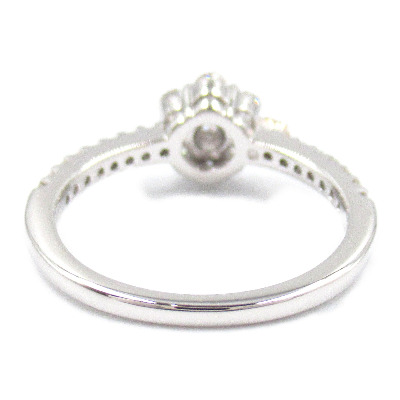 K18WG White Gold Diamond Ring