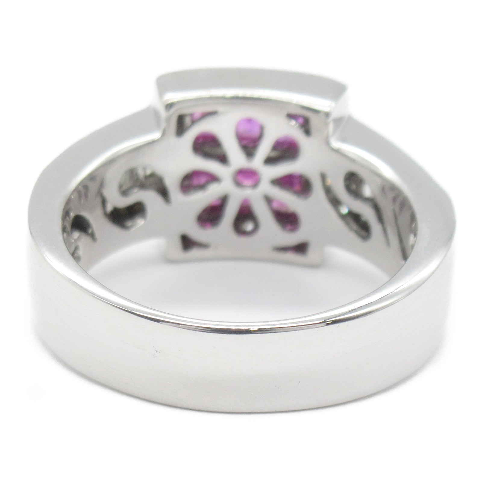 Ruby Diamond Ring K18WG White Gold