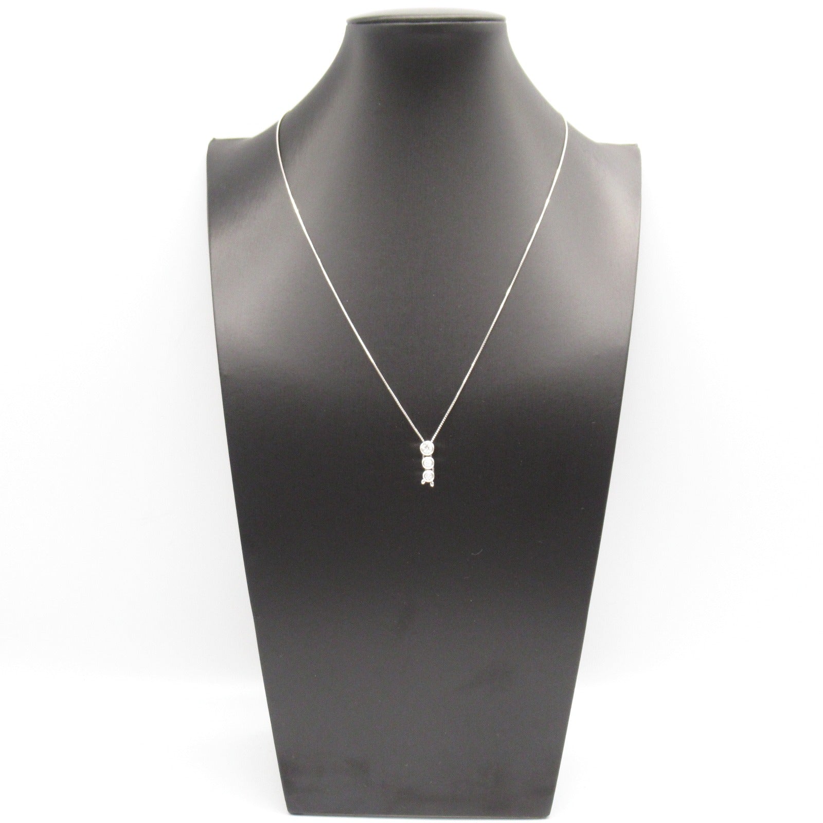 Tasaki Diamond Necklace K18WG White Gold