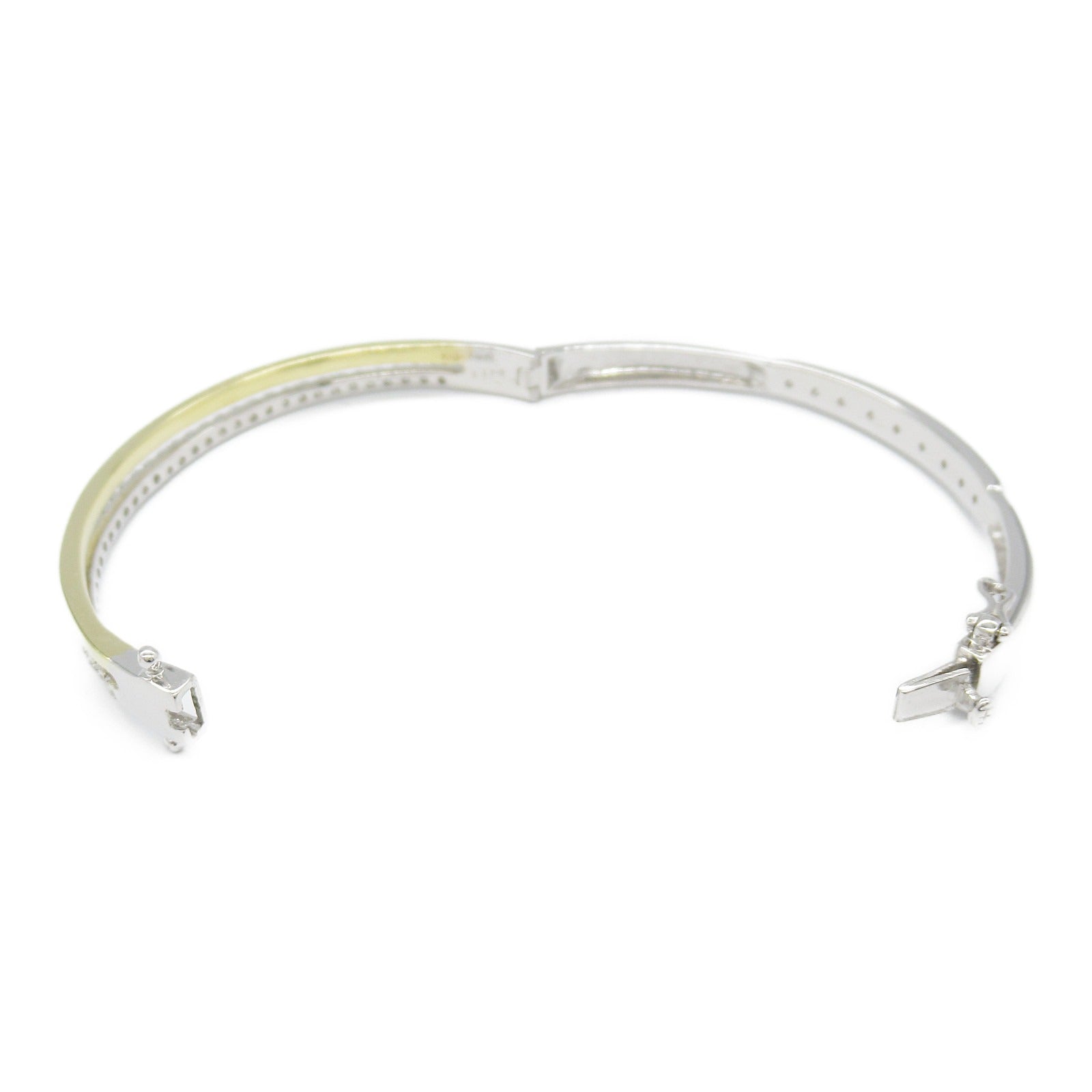 Diamond Bracelet K18 Yellow White Gold Jewelry