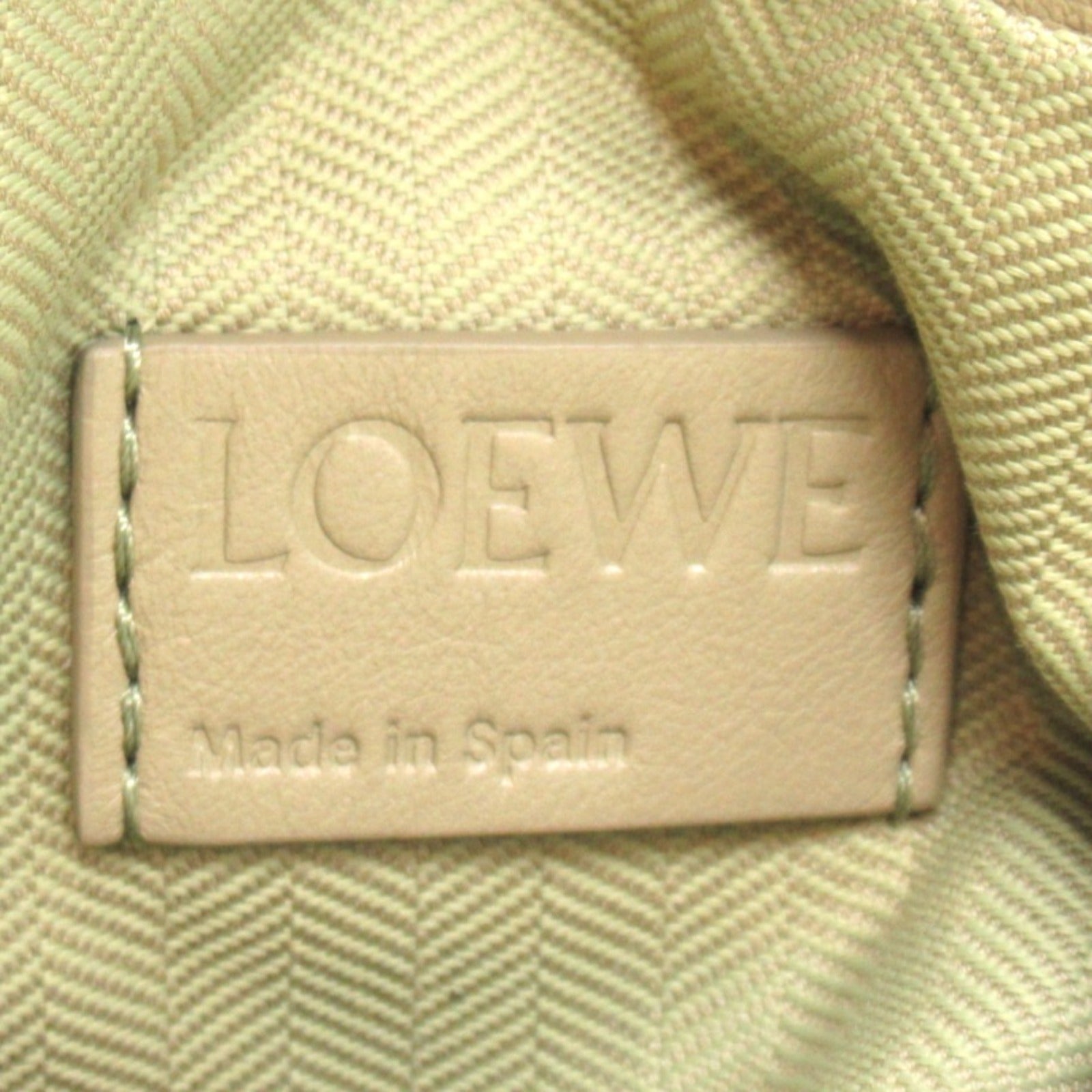 Loewe Leather Flamenco Clutch Medium Shoulder Bag