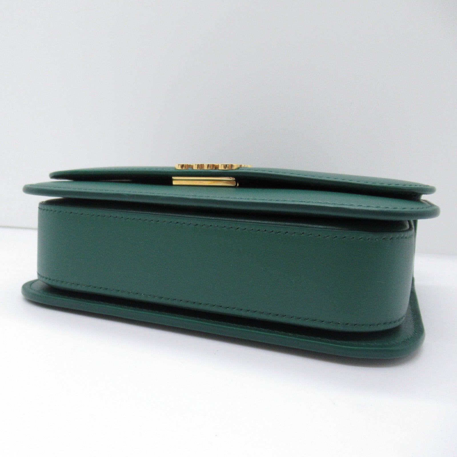 Loewe Goya Small Leather Shoulder Bag Green