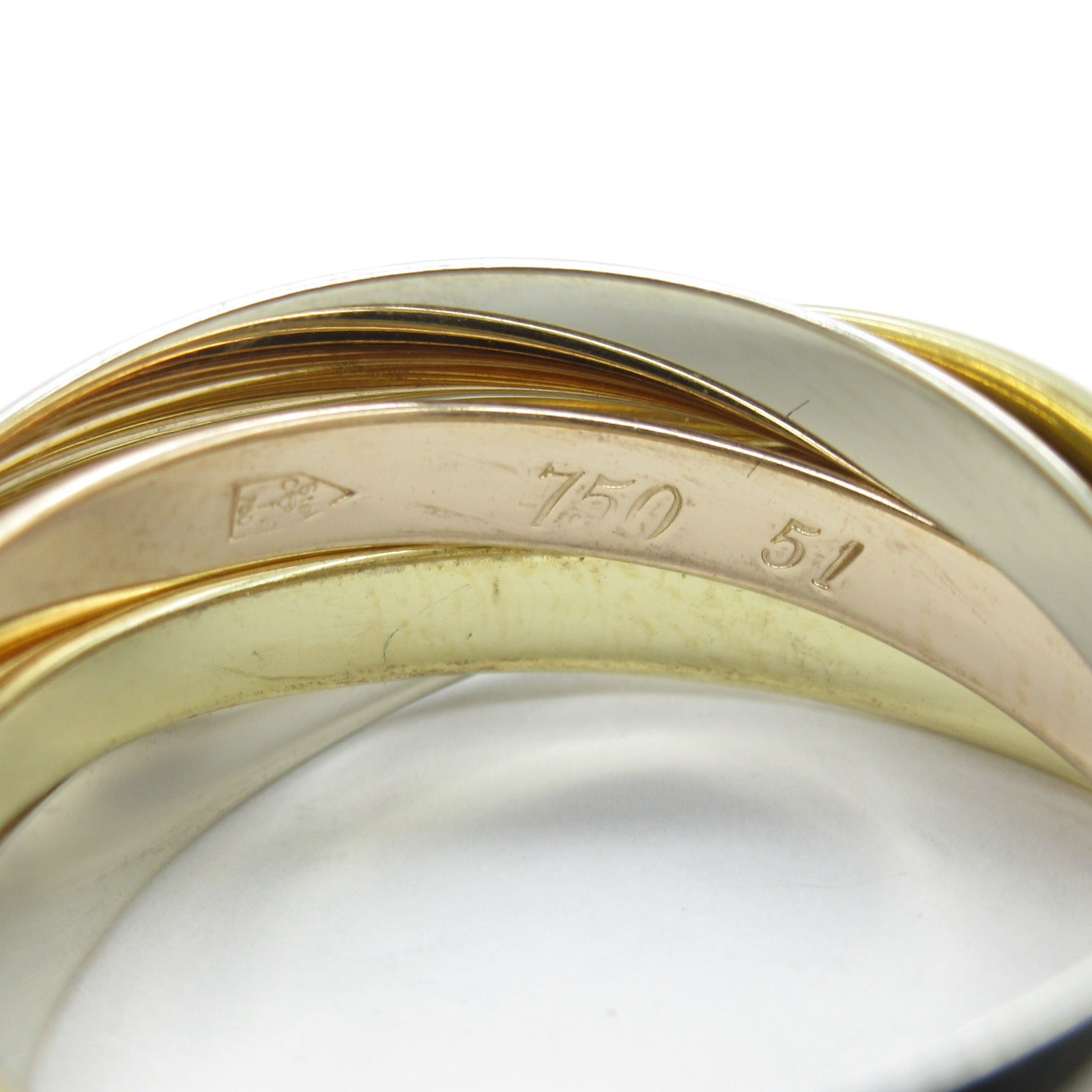 Cartier Trinity Ring K18 Gold