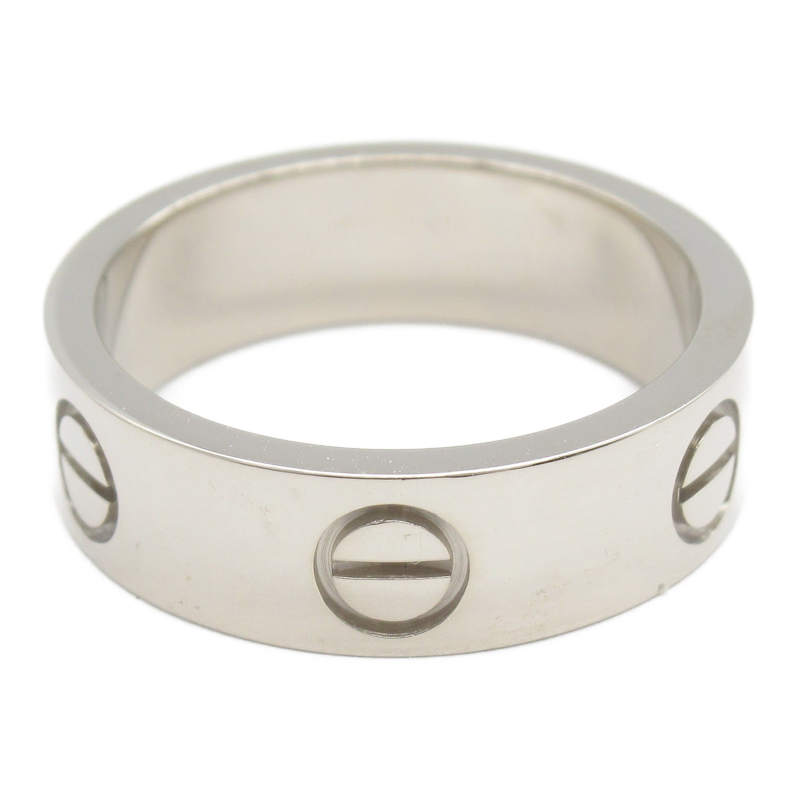 Cartier Love Ring K18WG White Gold Jewelry