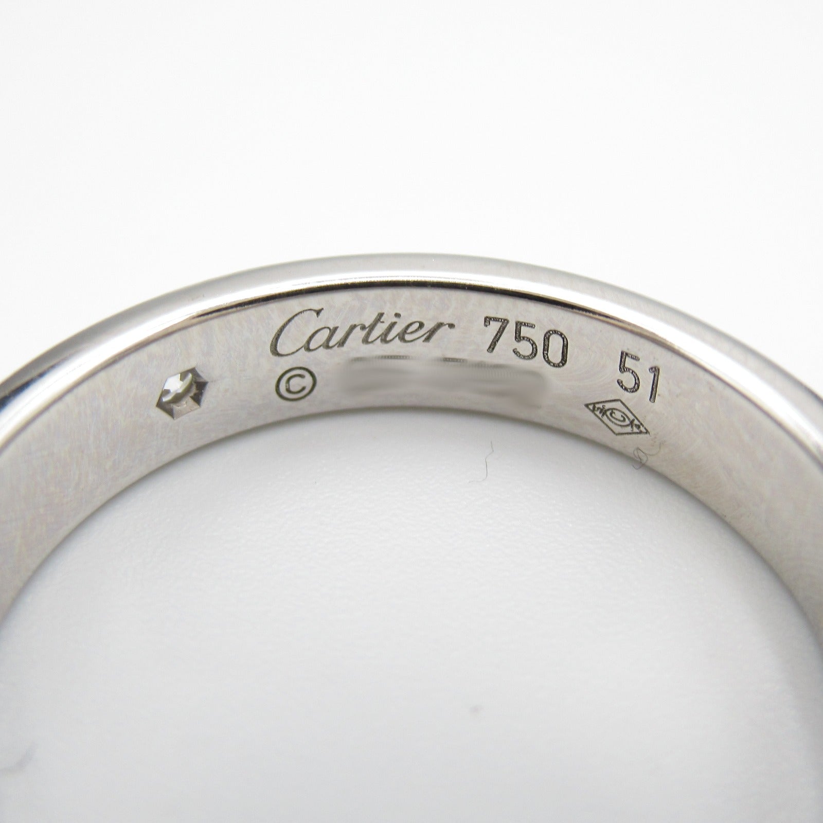 Cartier Mini Love Diamond Ring K18WG