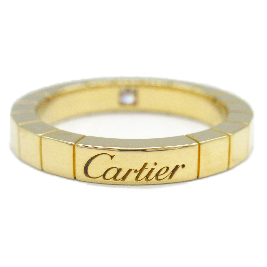 Cartier 18K 1P Laniere Ring  Metal Pet Bag in Great Condition