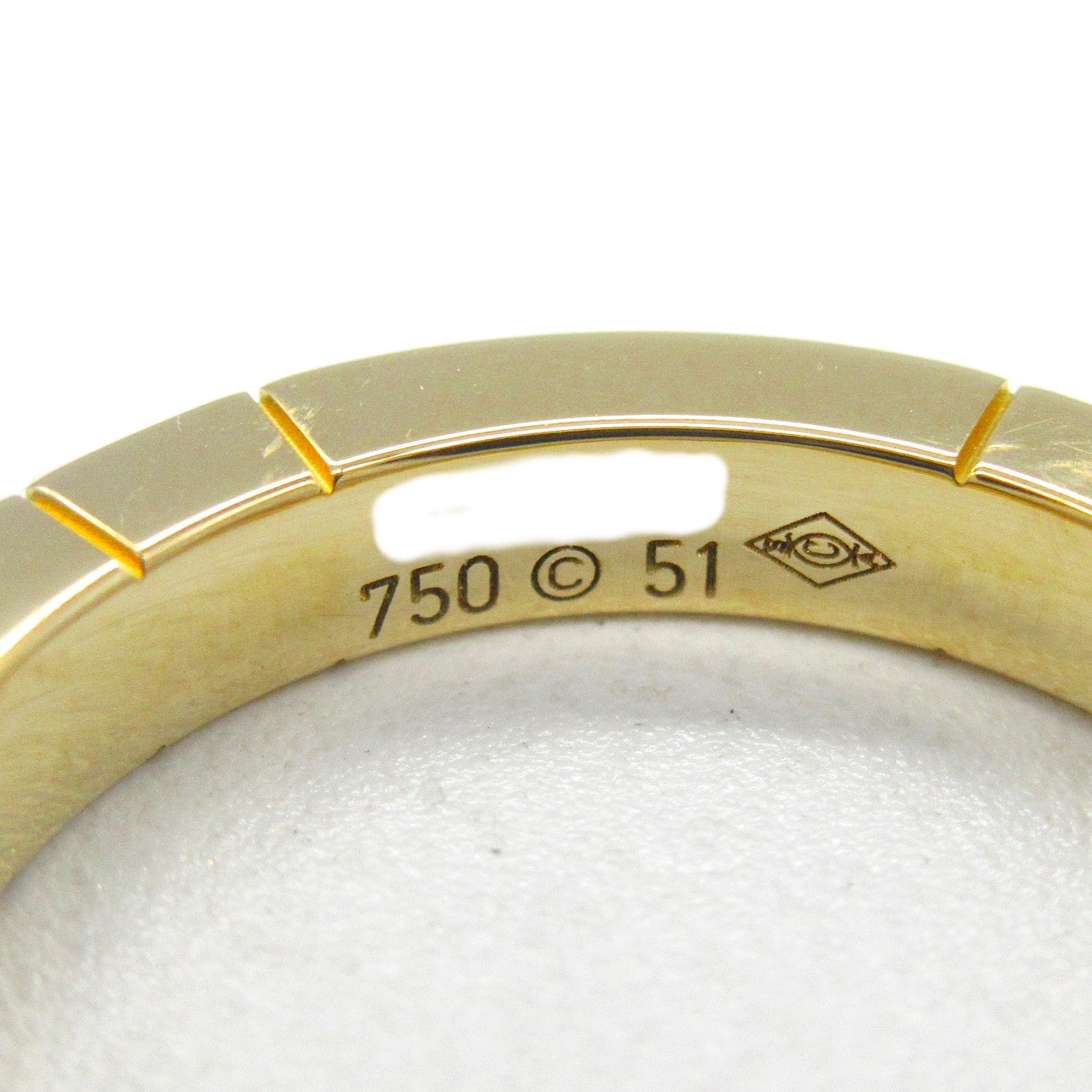 Cartier K18 Yellow Gold Diamond Ring