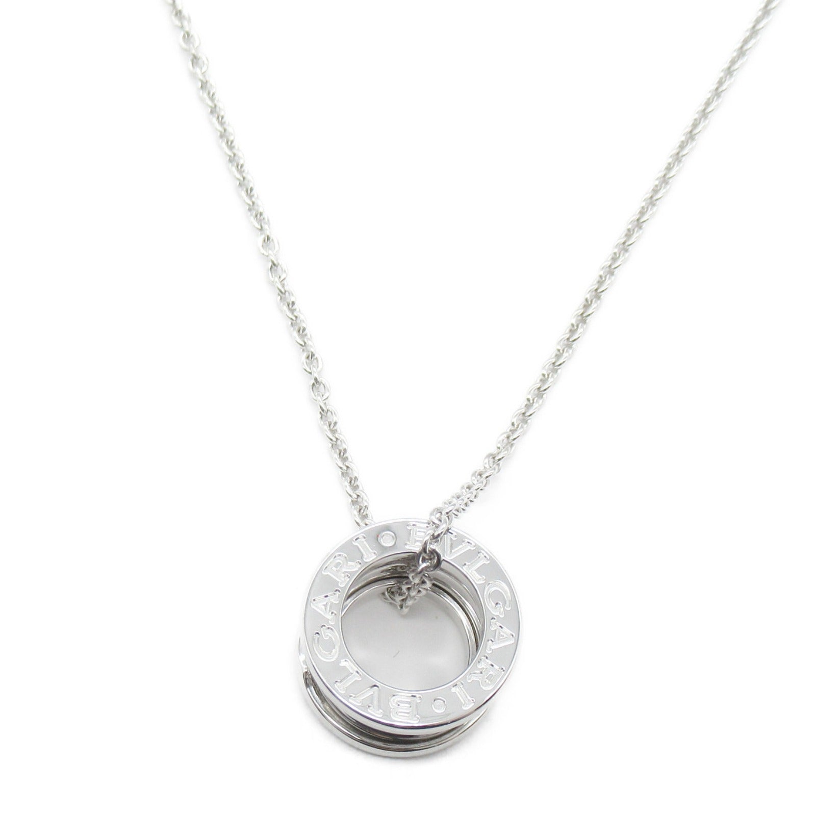 Bvlgari B-zero1 Necklace K18WG White Gold