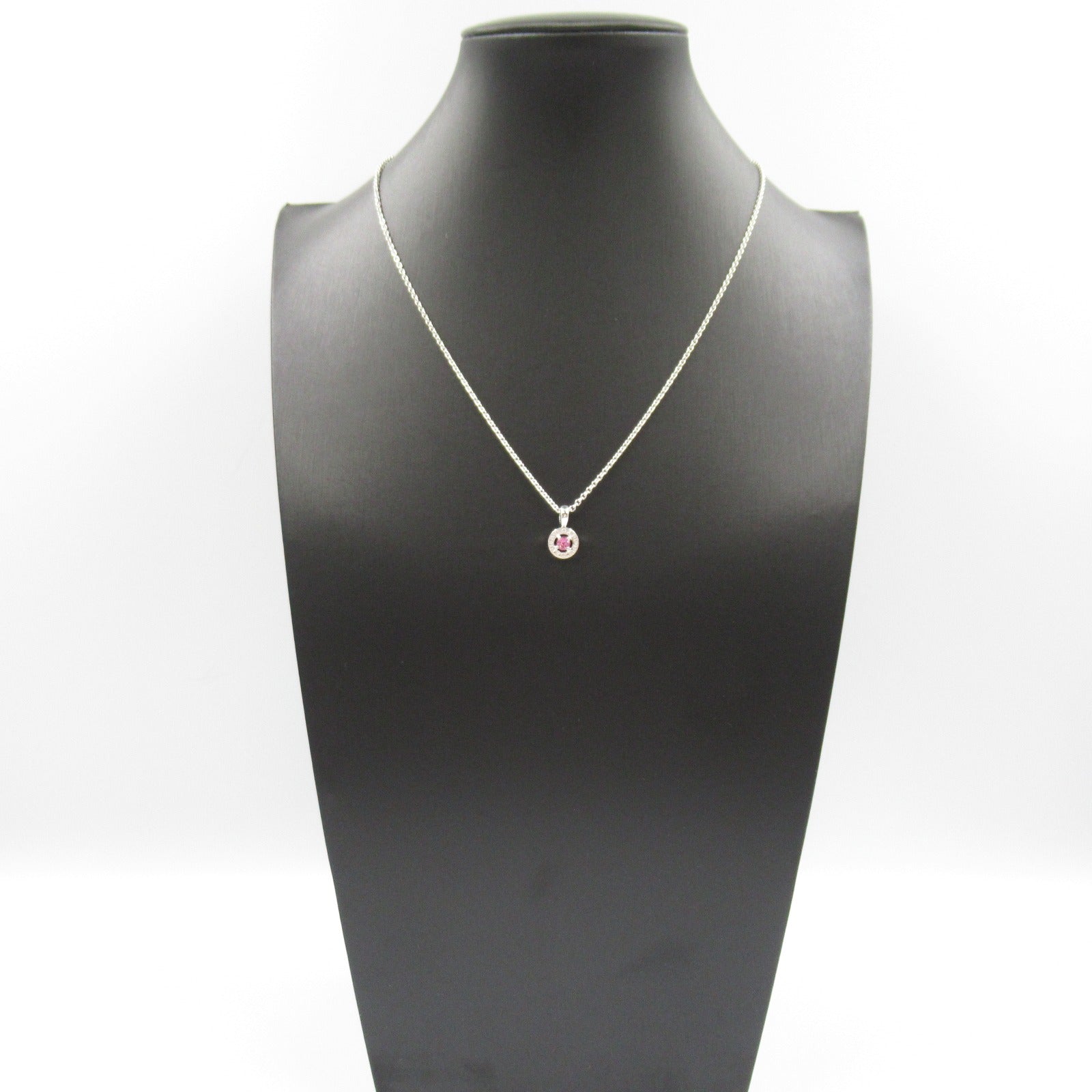 Bvlgari Necklace K18WG Pink Sapphire