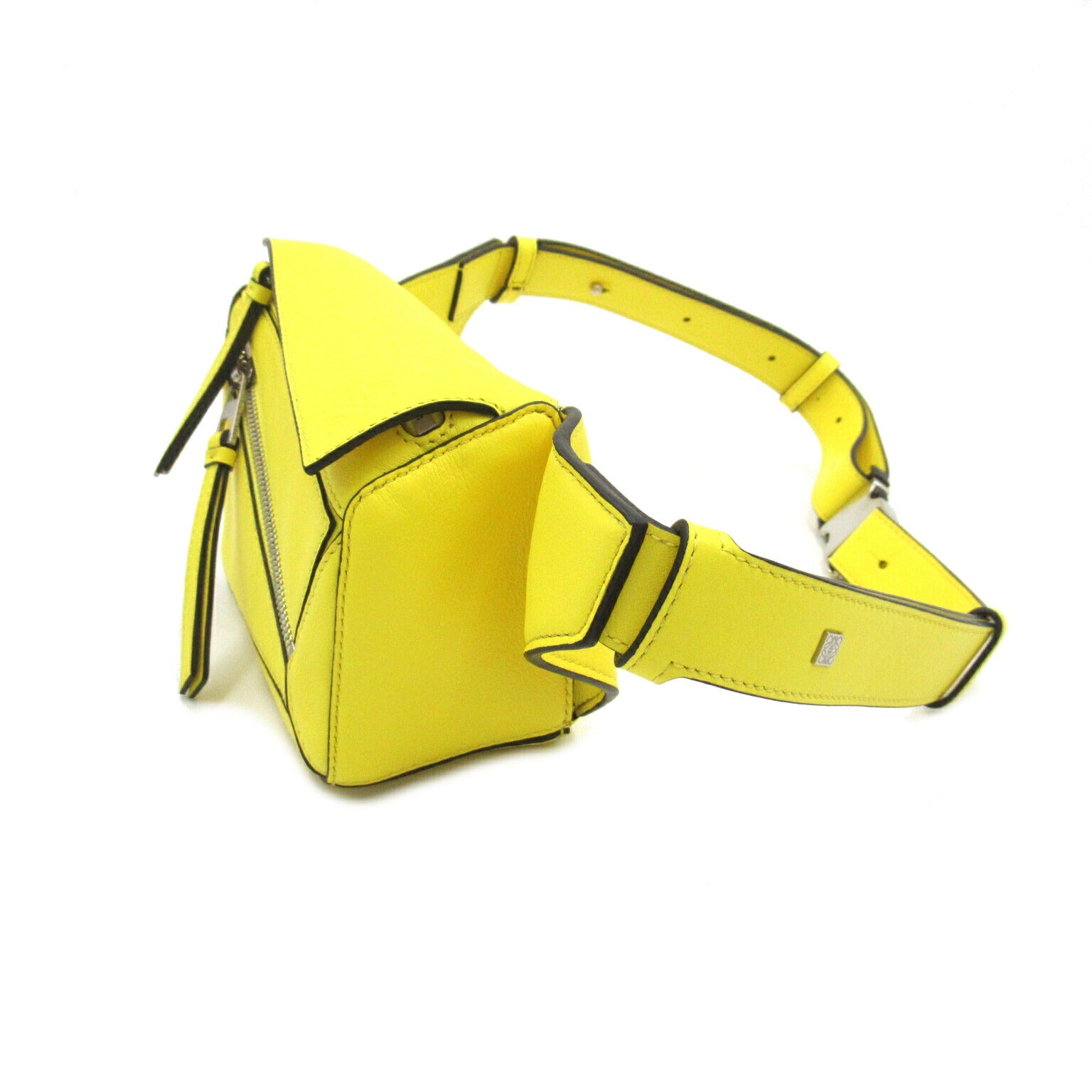 Loewe Puzzle Mini Leather Waist Bag Yellow