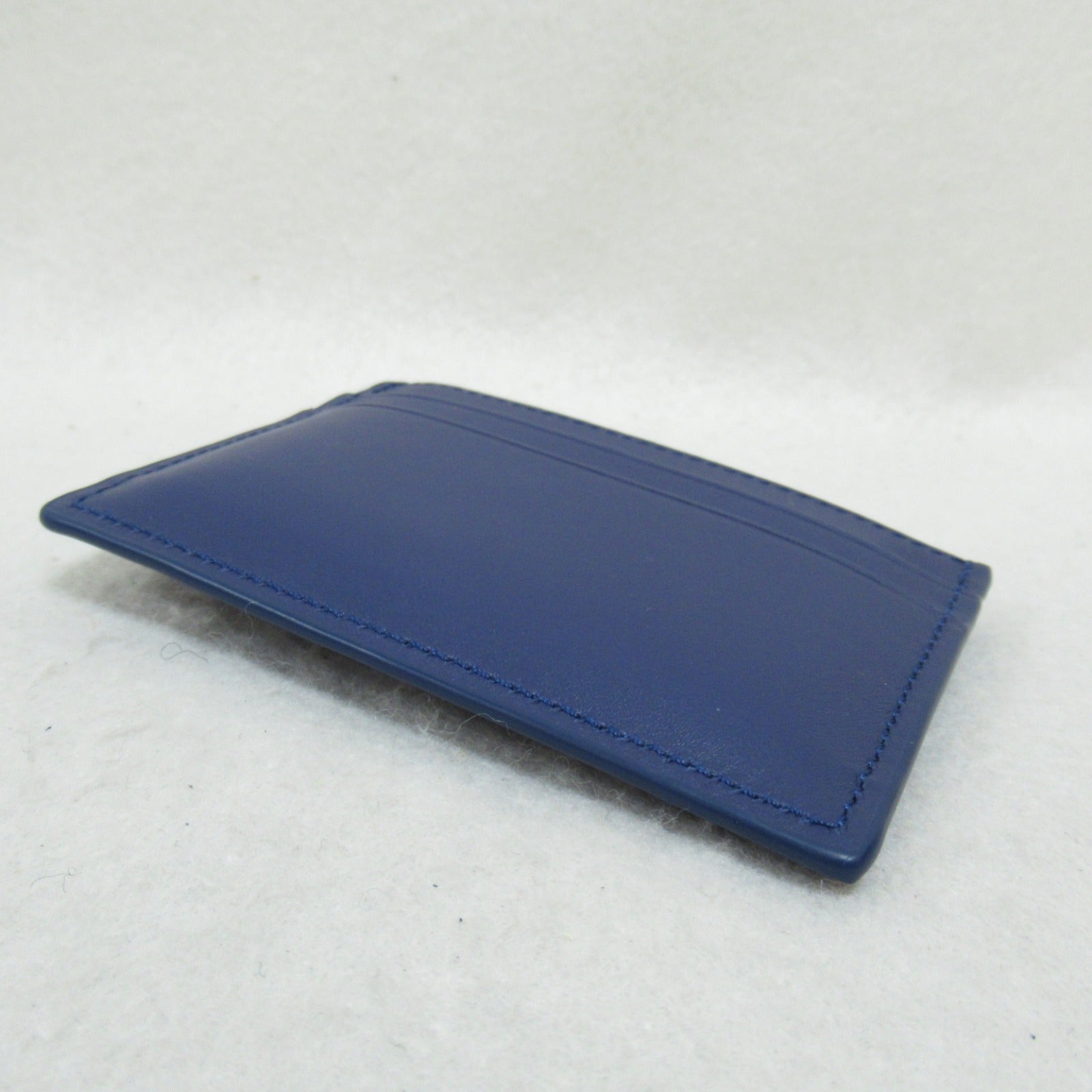 Loewe Leather Anagram Card Holder Navy