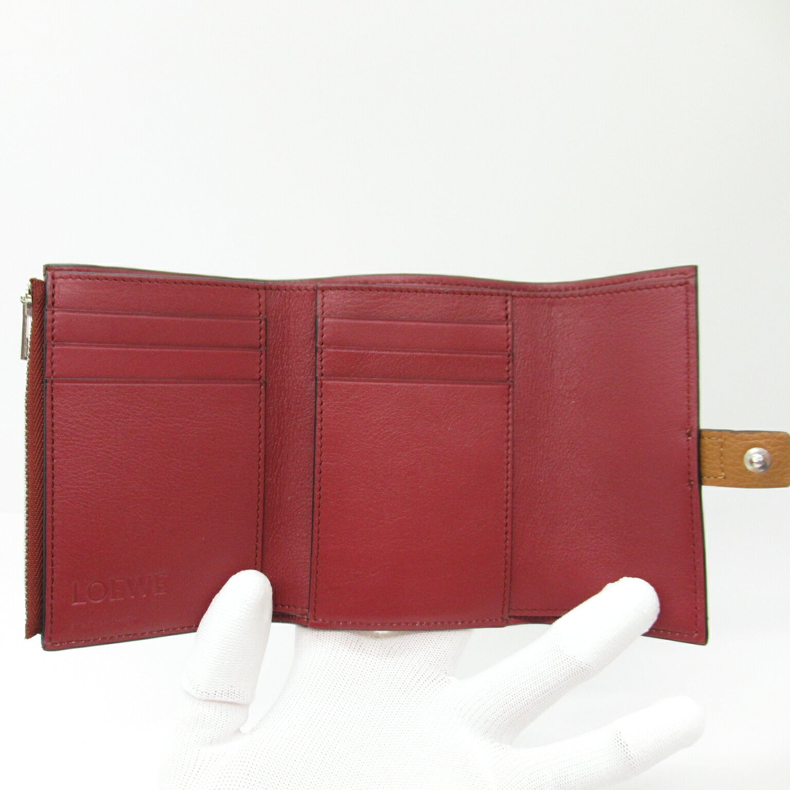 Loewe Leather Small Vertical Wallet