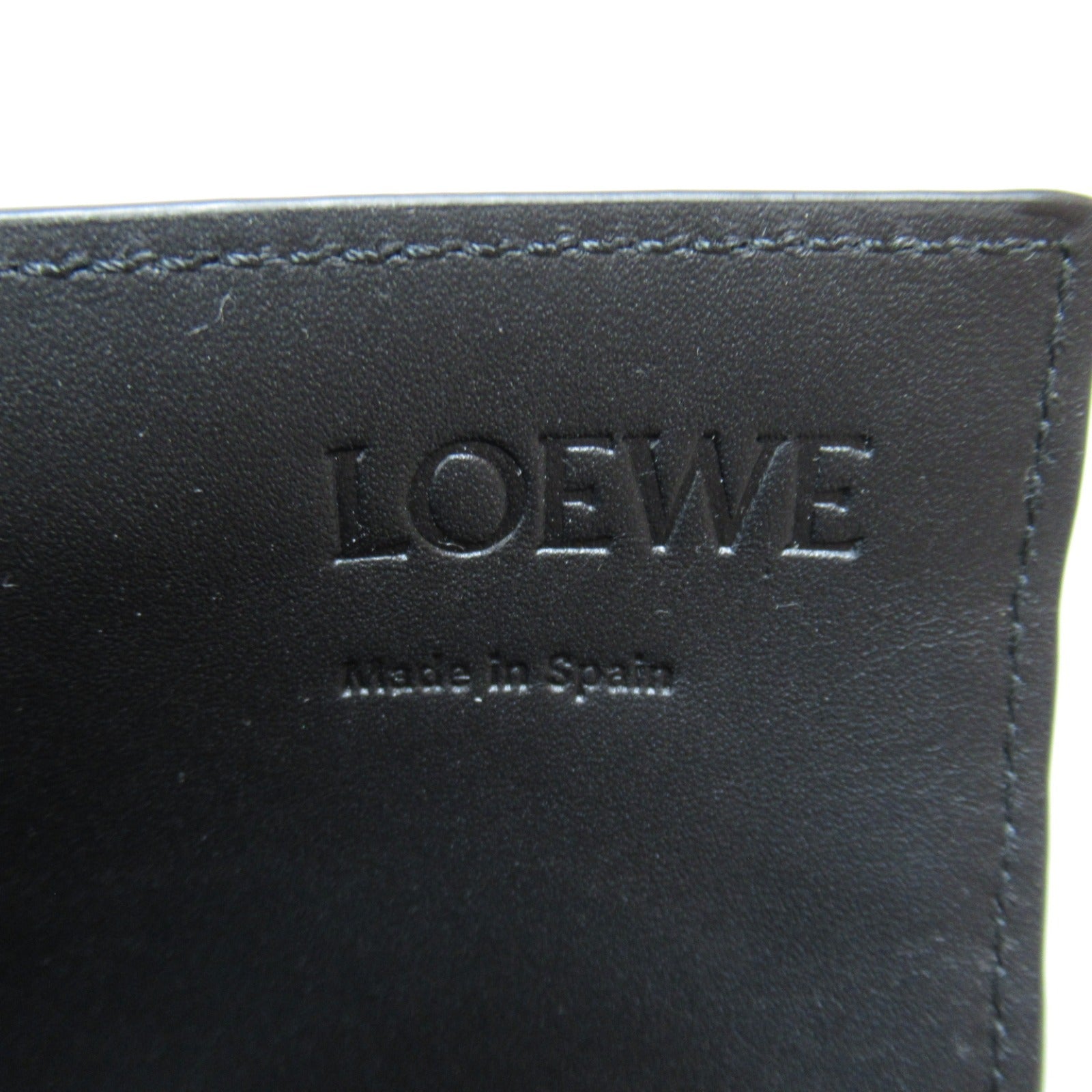 Loewe Leather Open Plain Card Holder