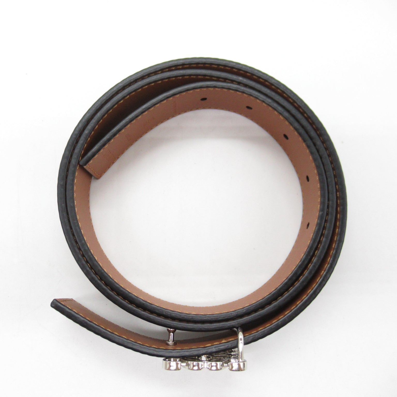 Loewe Anagram Reversible Belt Leather Belt E619Z26X031555 in Excellent Condition