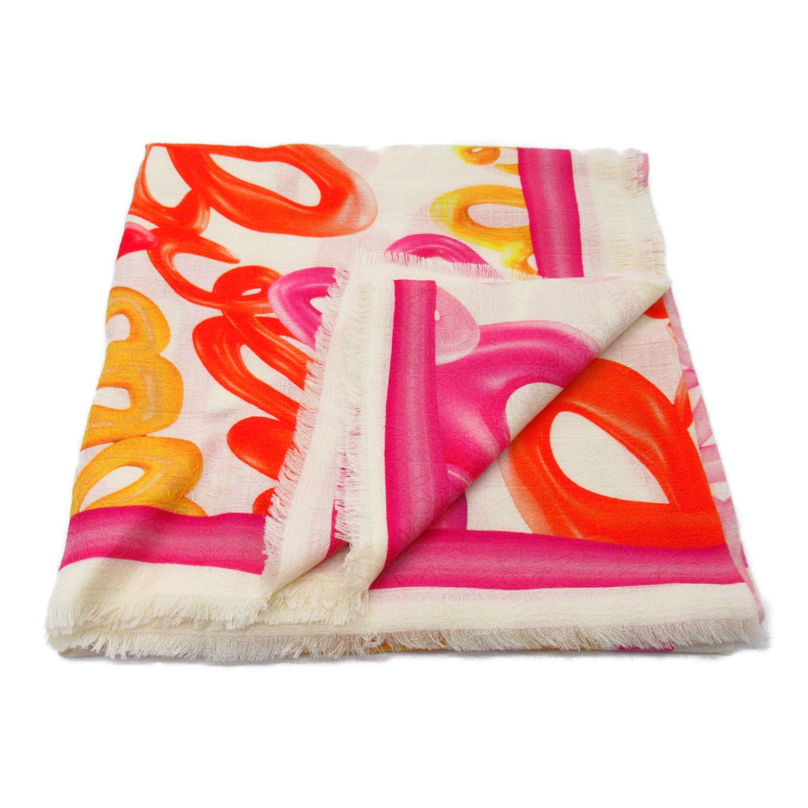 Loewe Silk Cashmere Scarf Pink