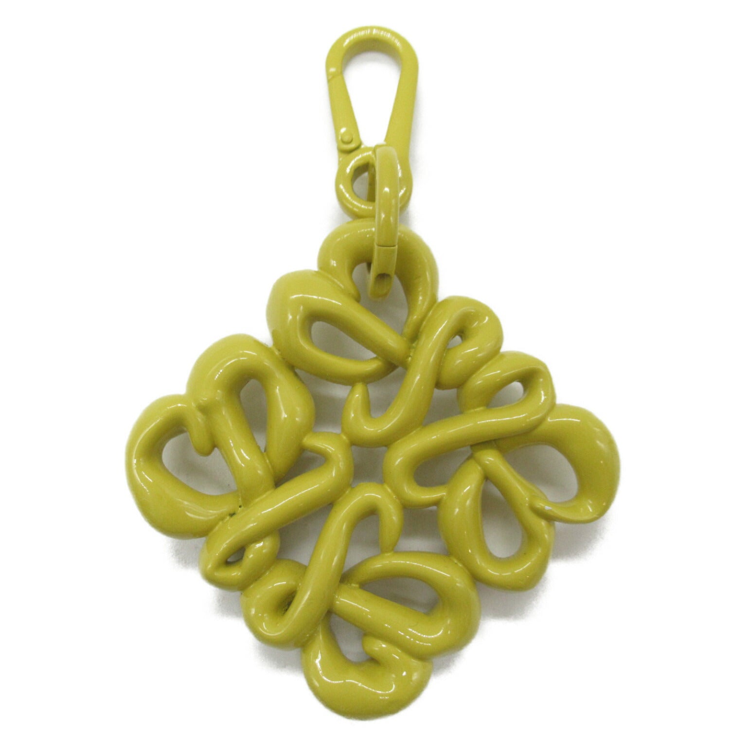 Loewe Anagram Charm Aluminum Yellow