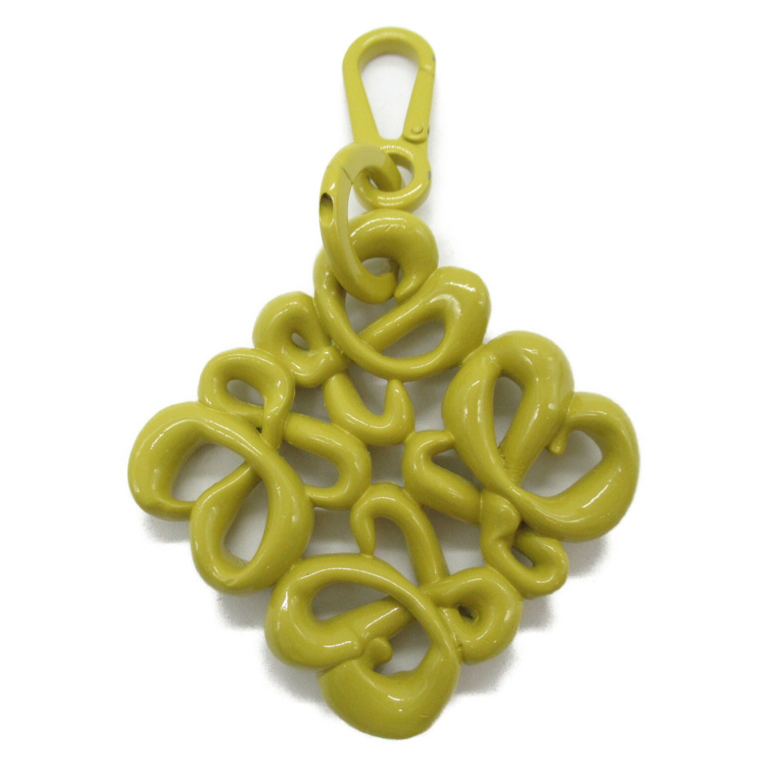 Loewe Anagram Charm Aluminum Yellow