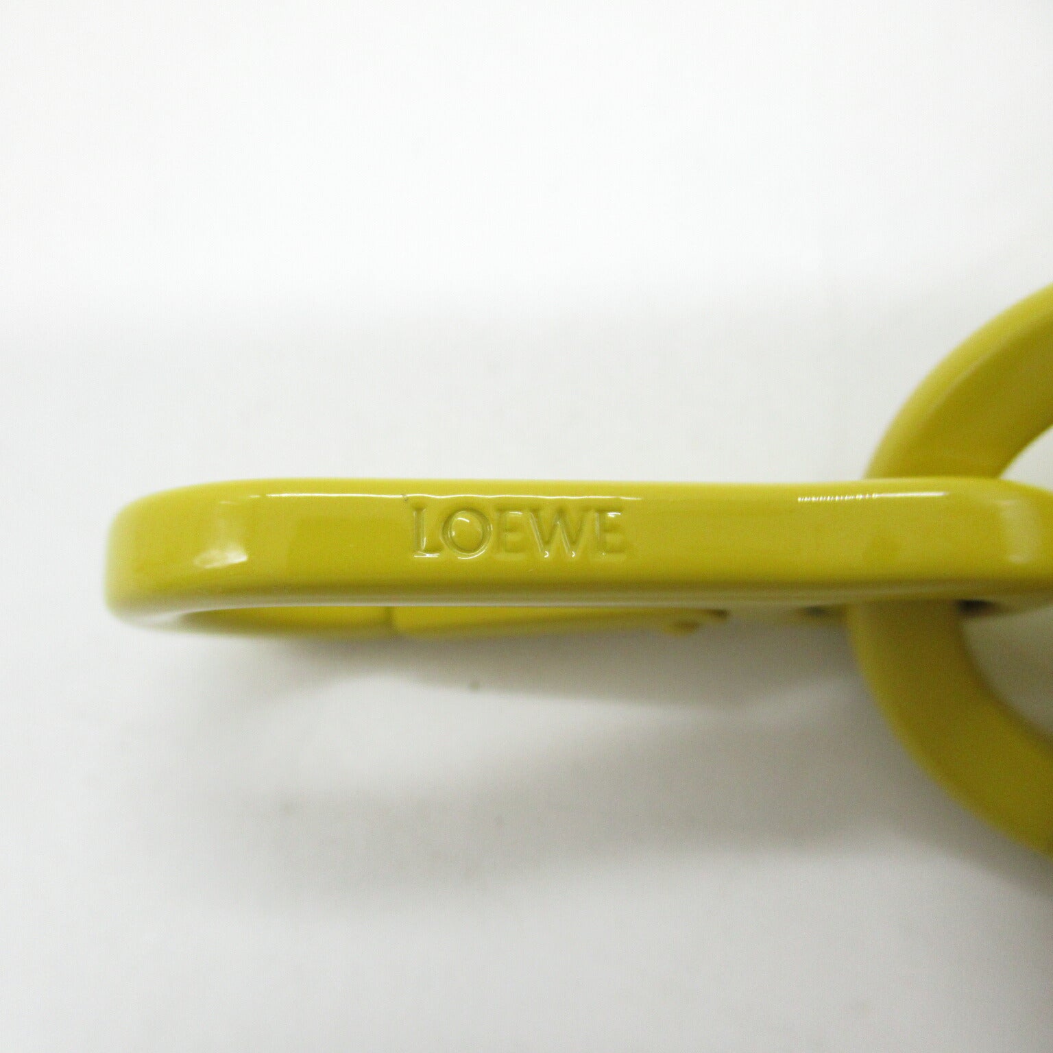 Loewe Anagram Charm Aluminum Yellow