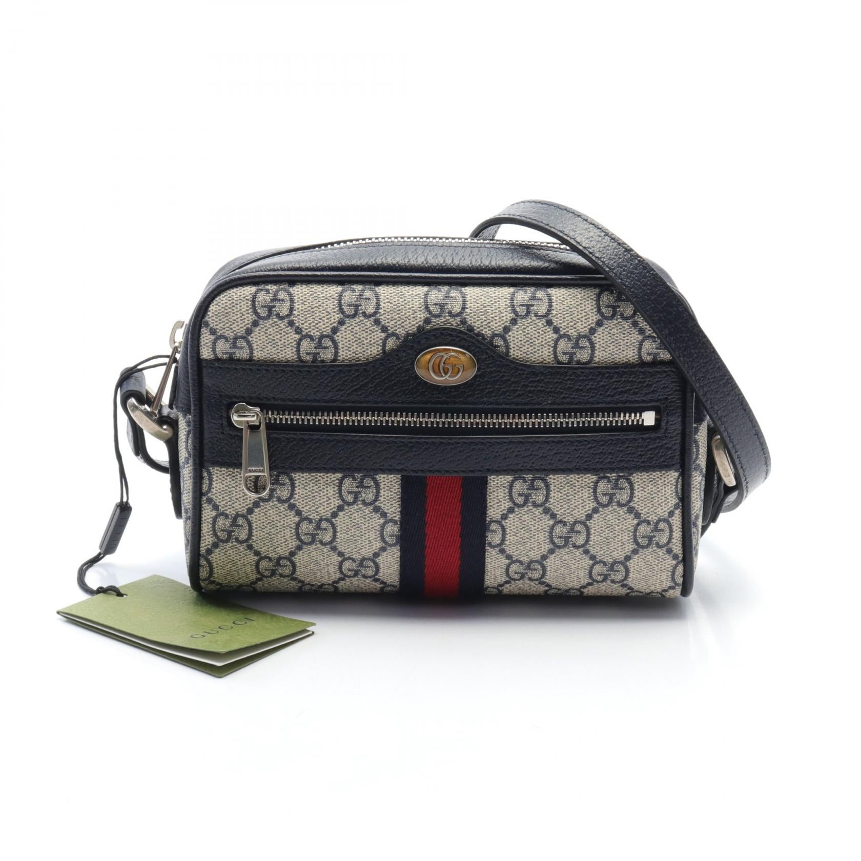 Gucci Ophidia Shoulder Bag PVC Canvas Leather