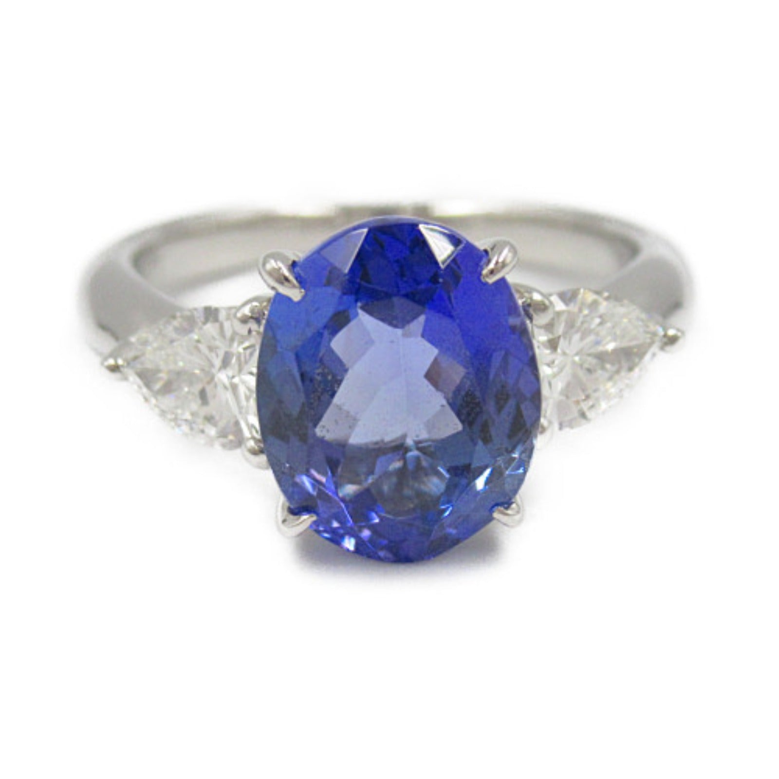 Tanzanite Diamond Ring Pt900 Platinum