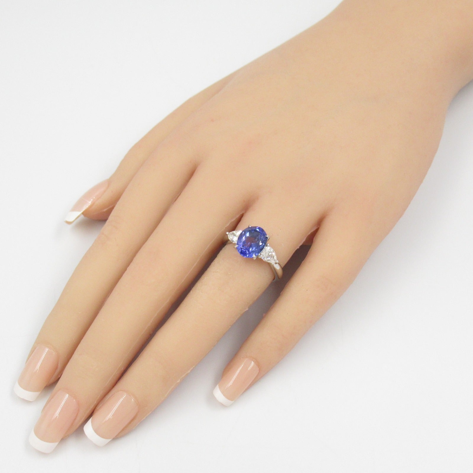 Tanzanite Diamond Ring Pt900 Platinum