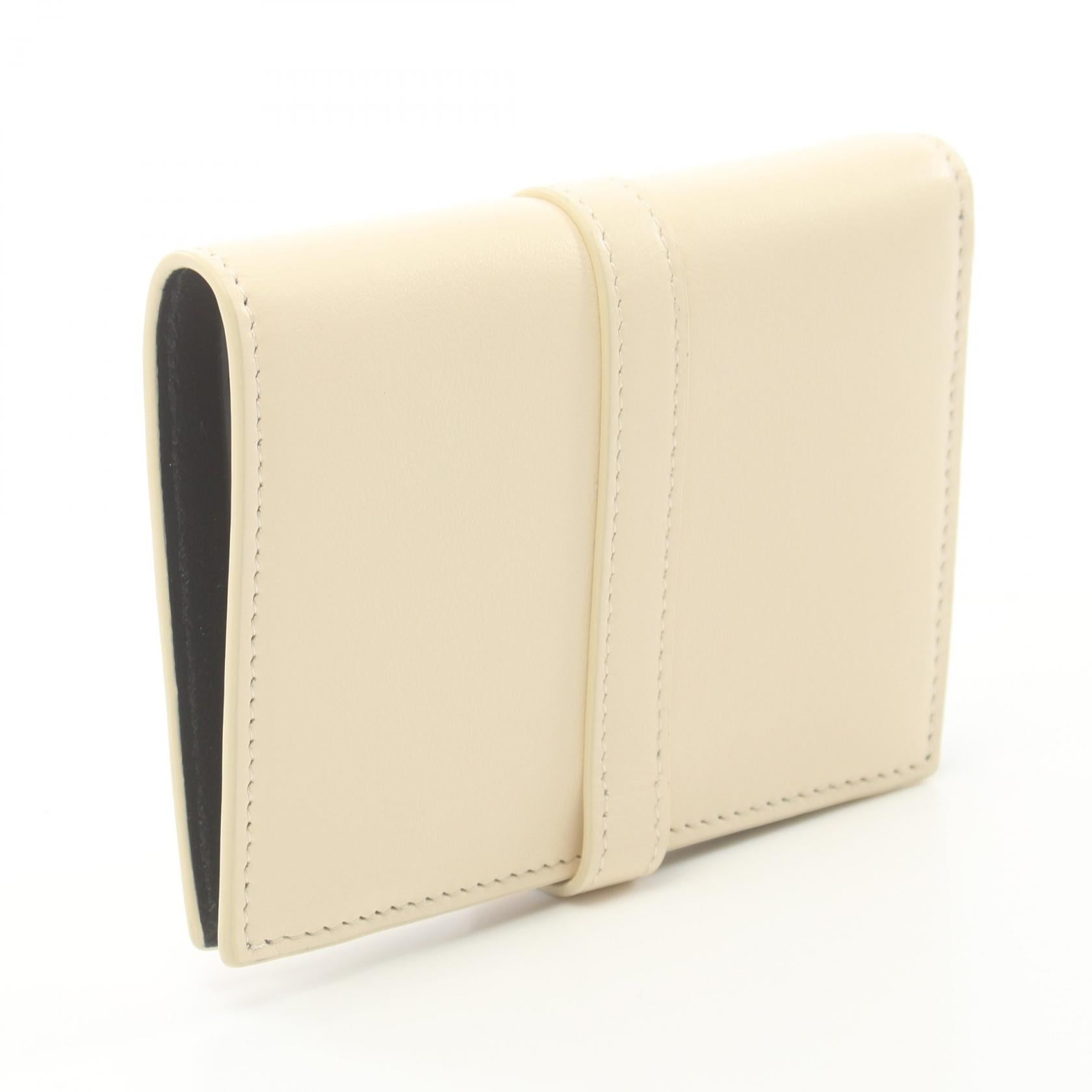 Marni Prisma Billfold Wallet Leather Ivory