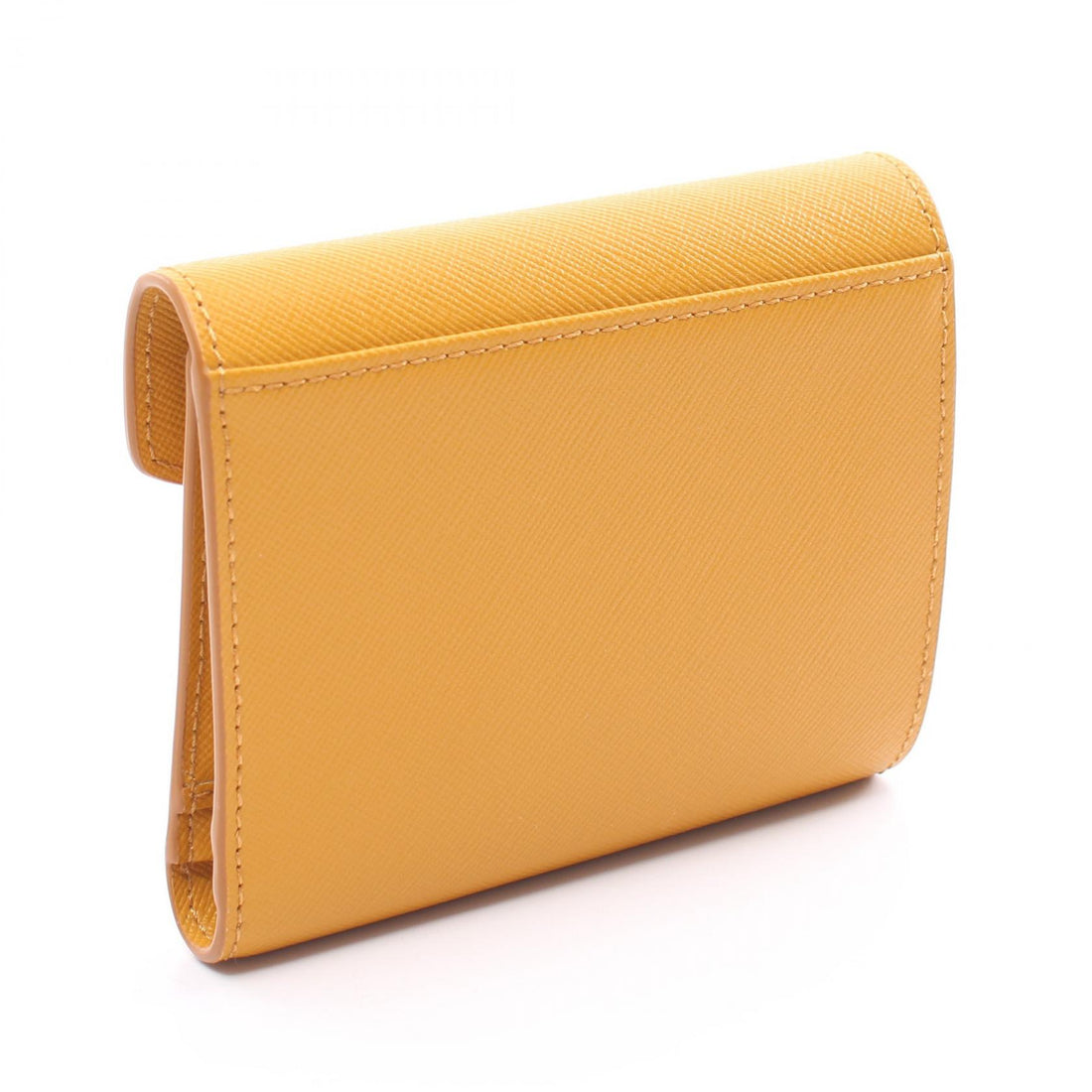 Marni Trifold Leather Wallet Yellow