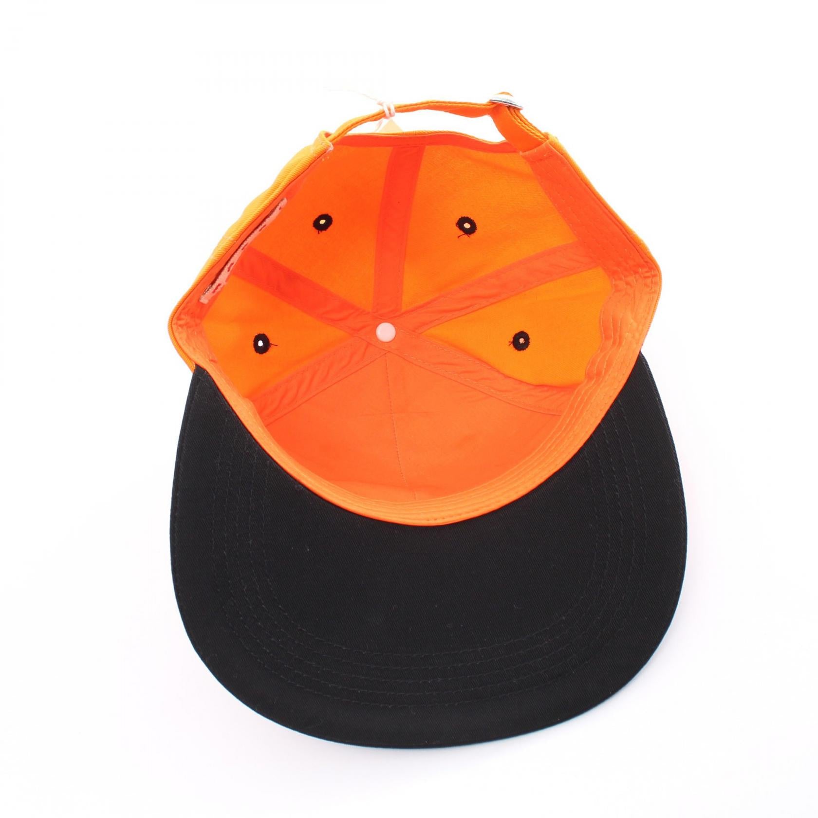 Marni Cotton Hat Orange/Black Unisex