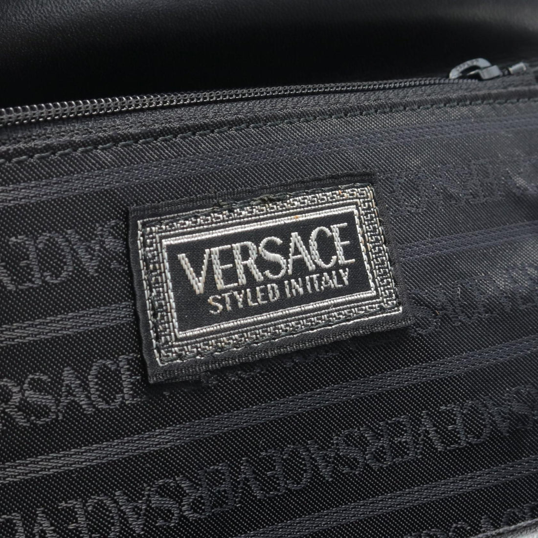 Versace Patent Vanity Hand Bag Leather Handbag in Very Good Condition