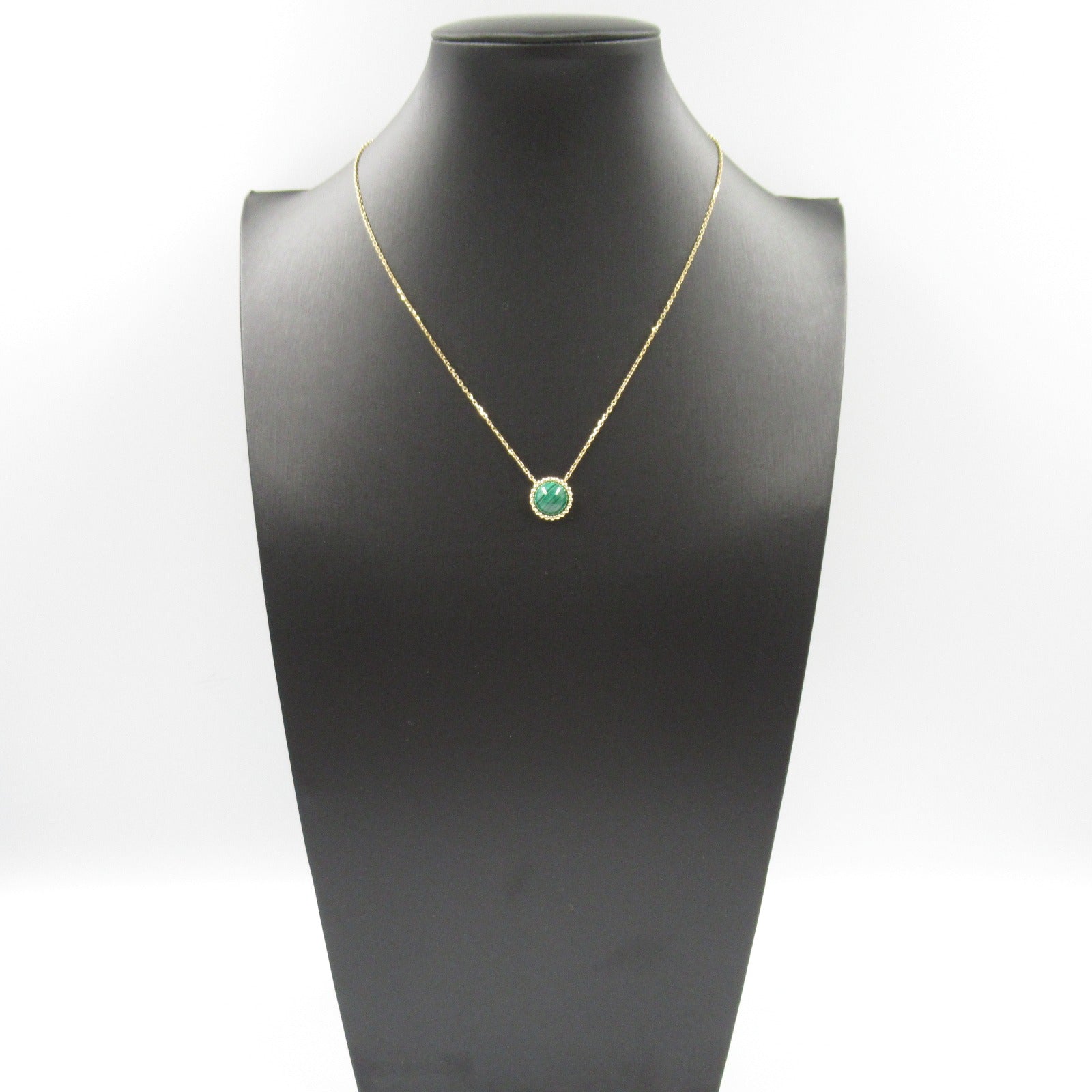 Van Cleef & Arpels Malachite K18 Yellow Gold Necklace