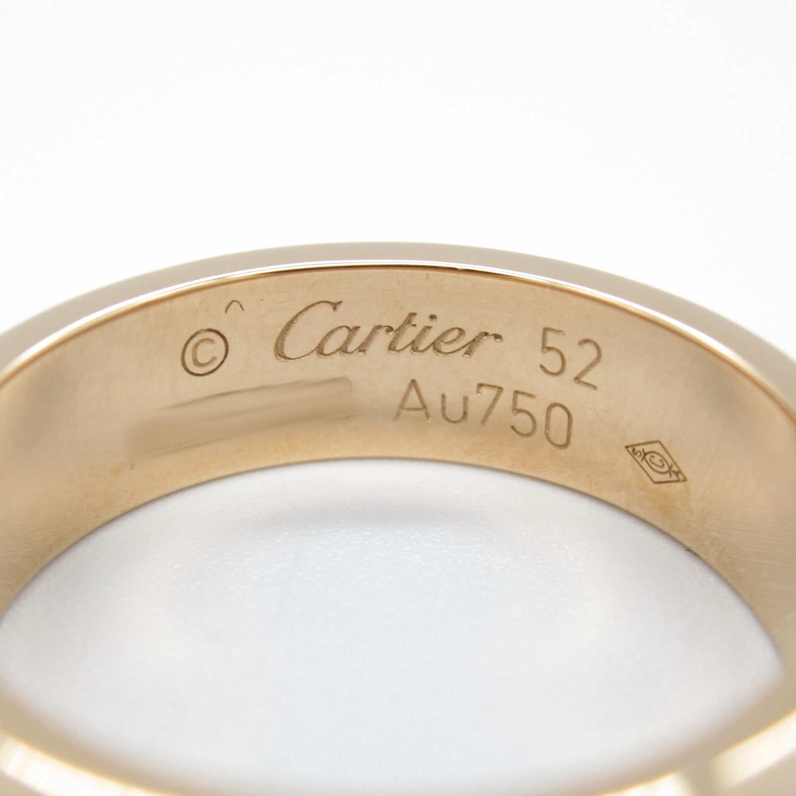 Cartier Love Ring K18PG Pink Gold Jewelry