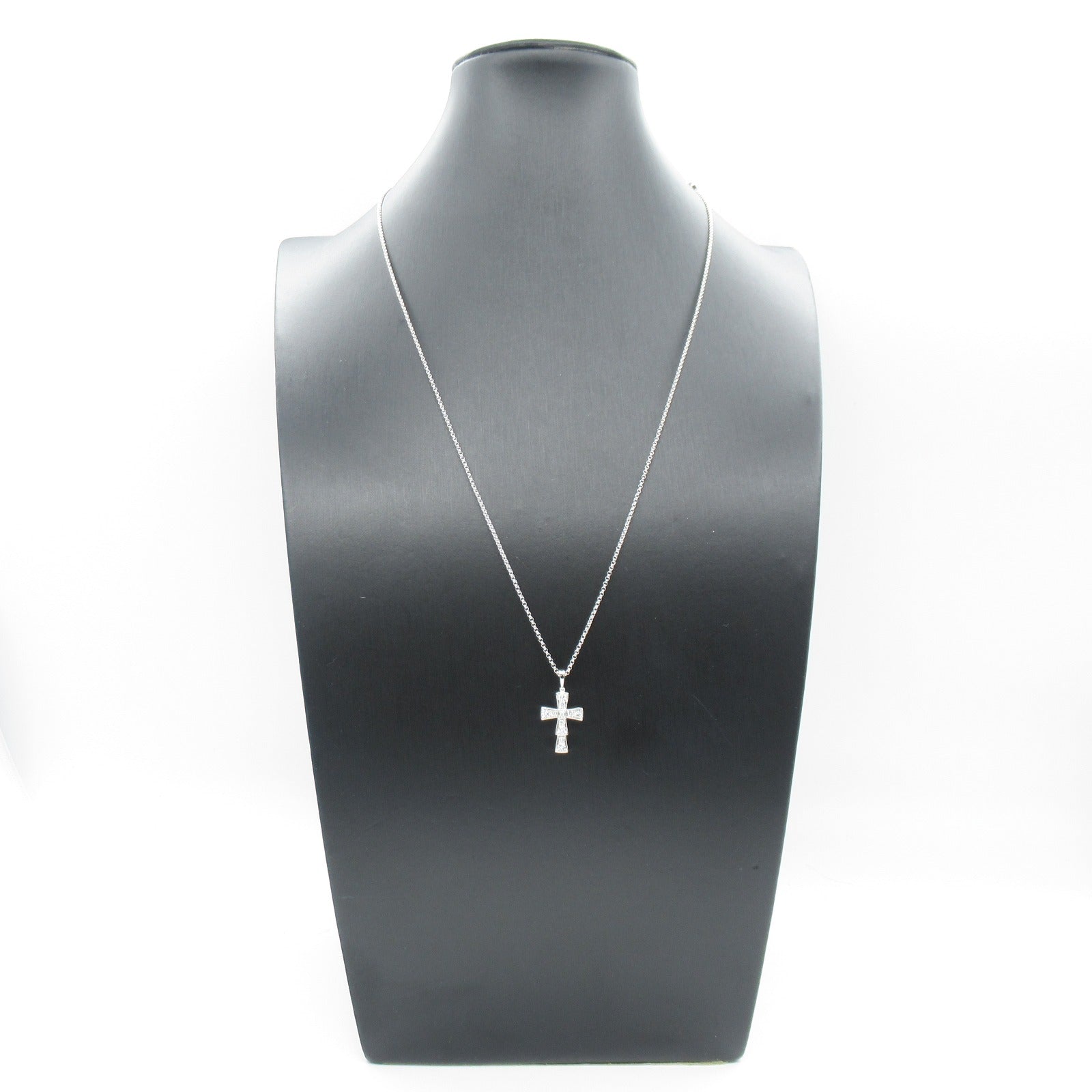 Bvlgari Serpenti Small Cross Necklace K18WG Diamond