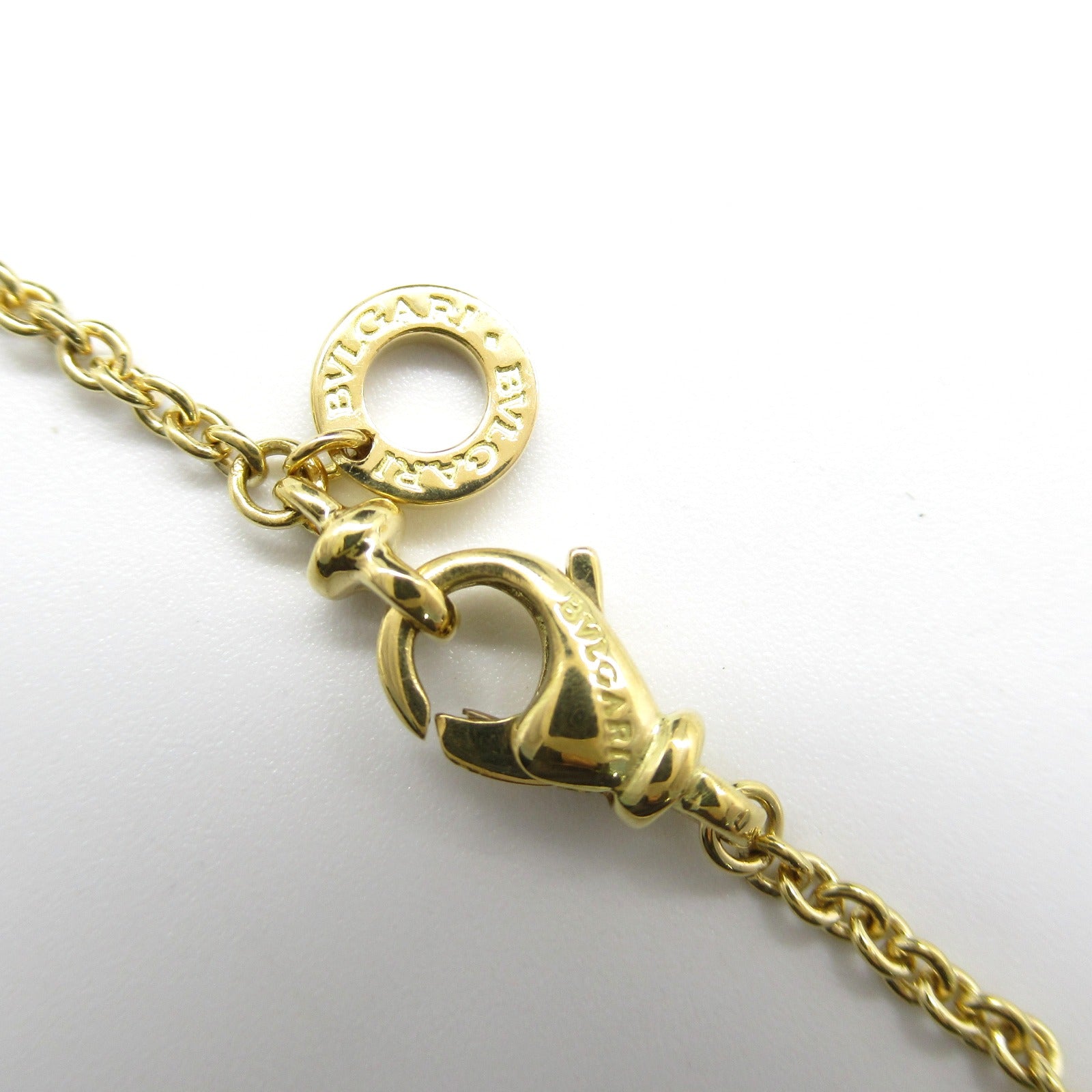 Bvlgari Diamond Necklace K18 Yellow Gold