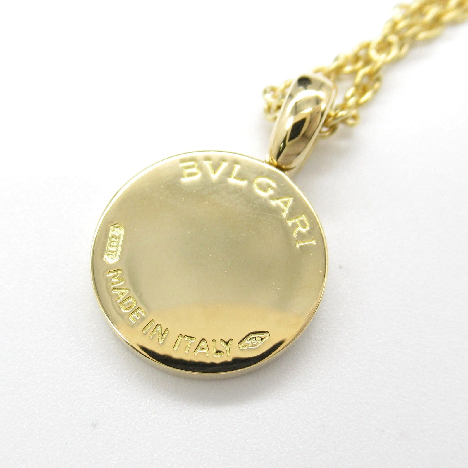 Bvlgari Diamond Necklace K18 Yellow Gold