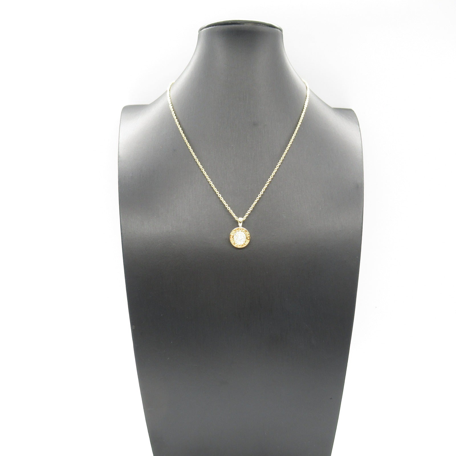 Bvlgari Diamond Necklace K18 Yellow Gold