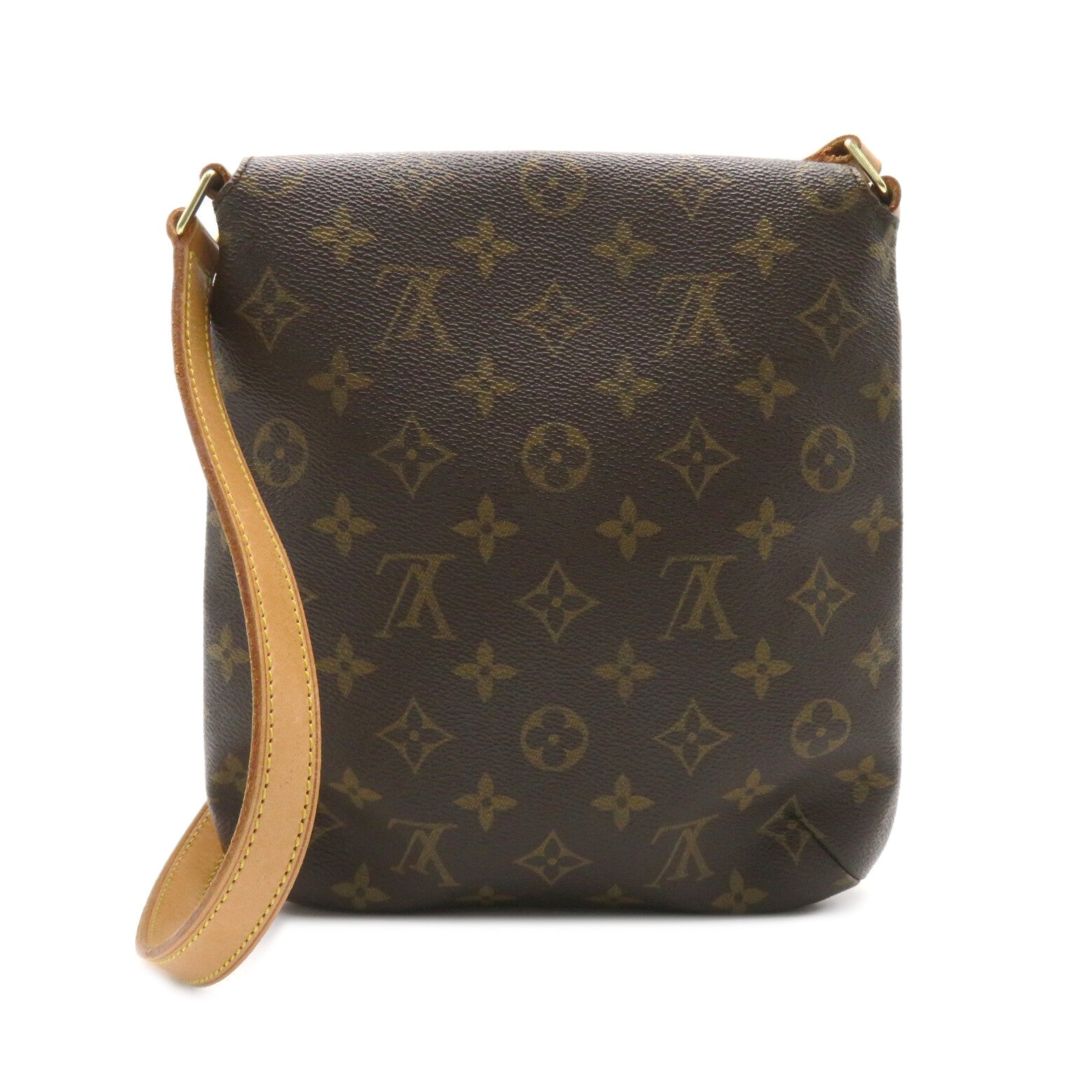 Louis Vuitton Musette Salsa Short Shoulder Bag Brown