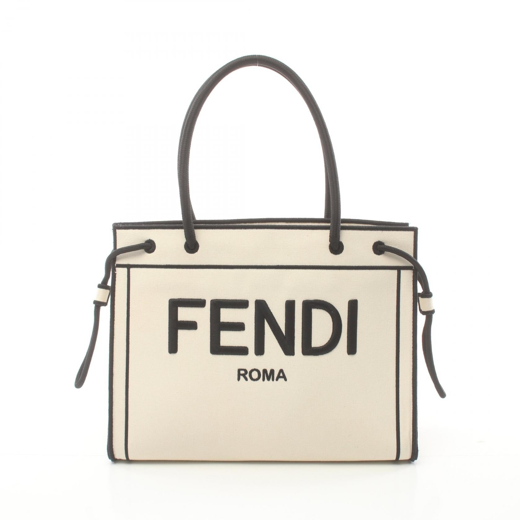 Fendi Mini Canvas Tote Bag  Canvas Tote Bag 8BH378 in Great Condition