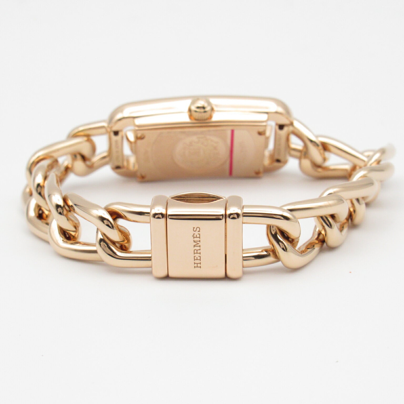 Hermes Nantucket Mini Watch Pink Gold