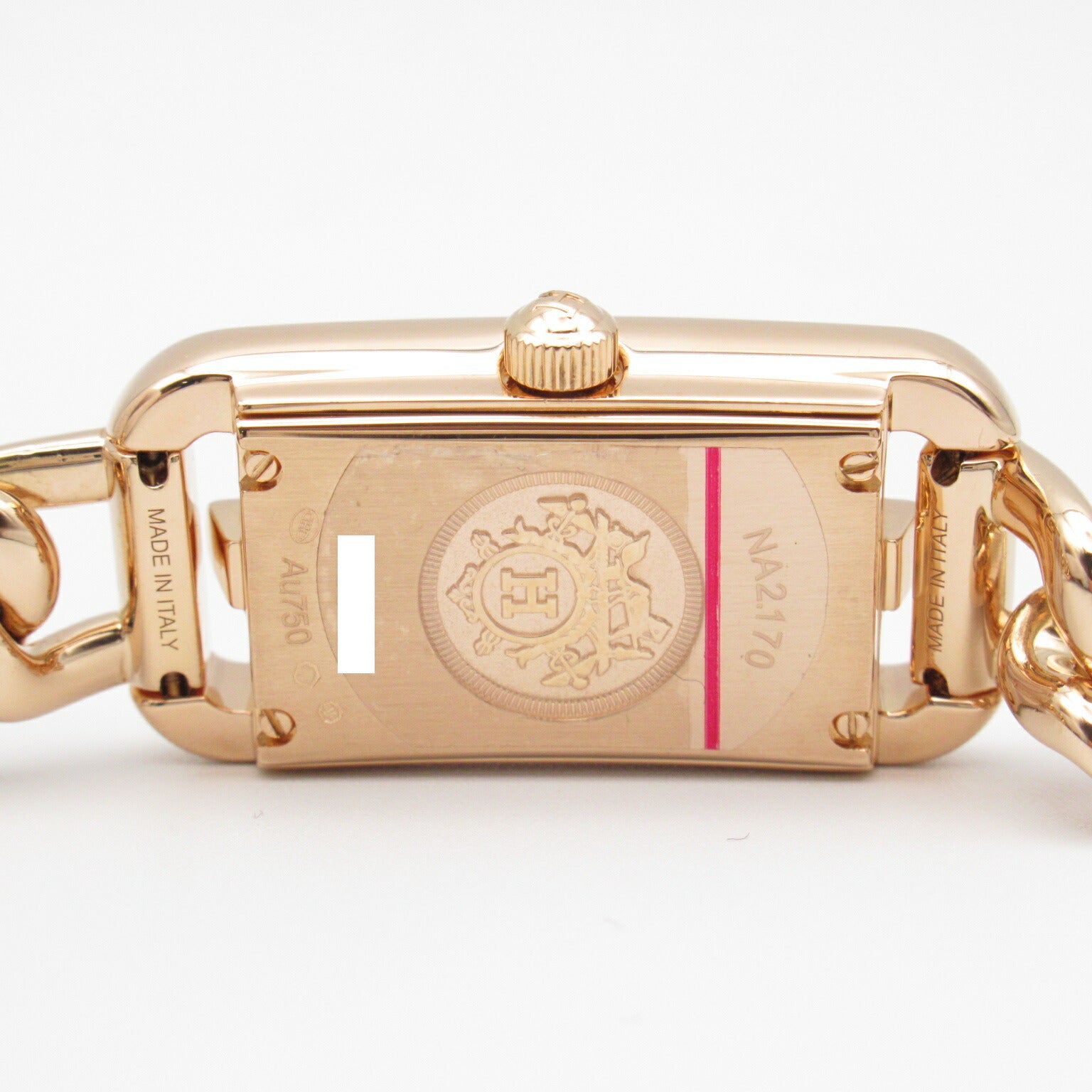 Hermes Nantucket Mini Watch Pink Gold