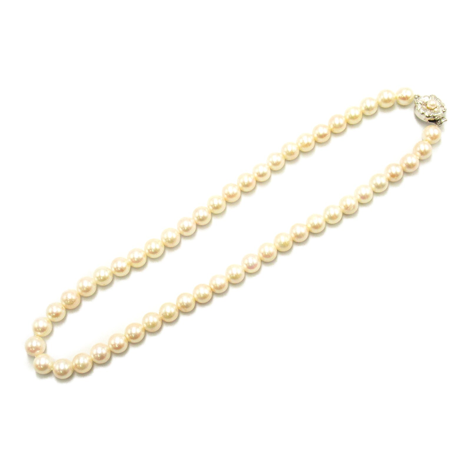 Jewelry Pearl Necklace SV White