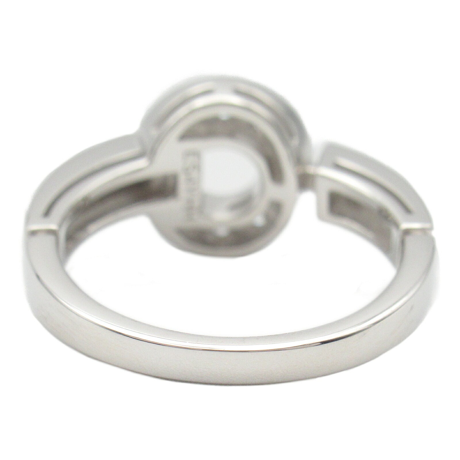 Bvlgari K18WG White Gold Diamond Ring