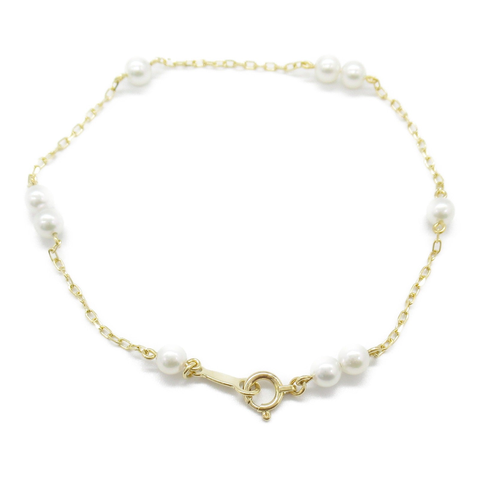 MIKIMOTO Pearl Bracelet K18 Yellow Gold