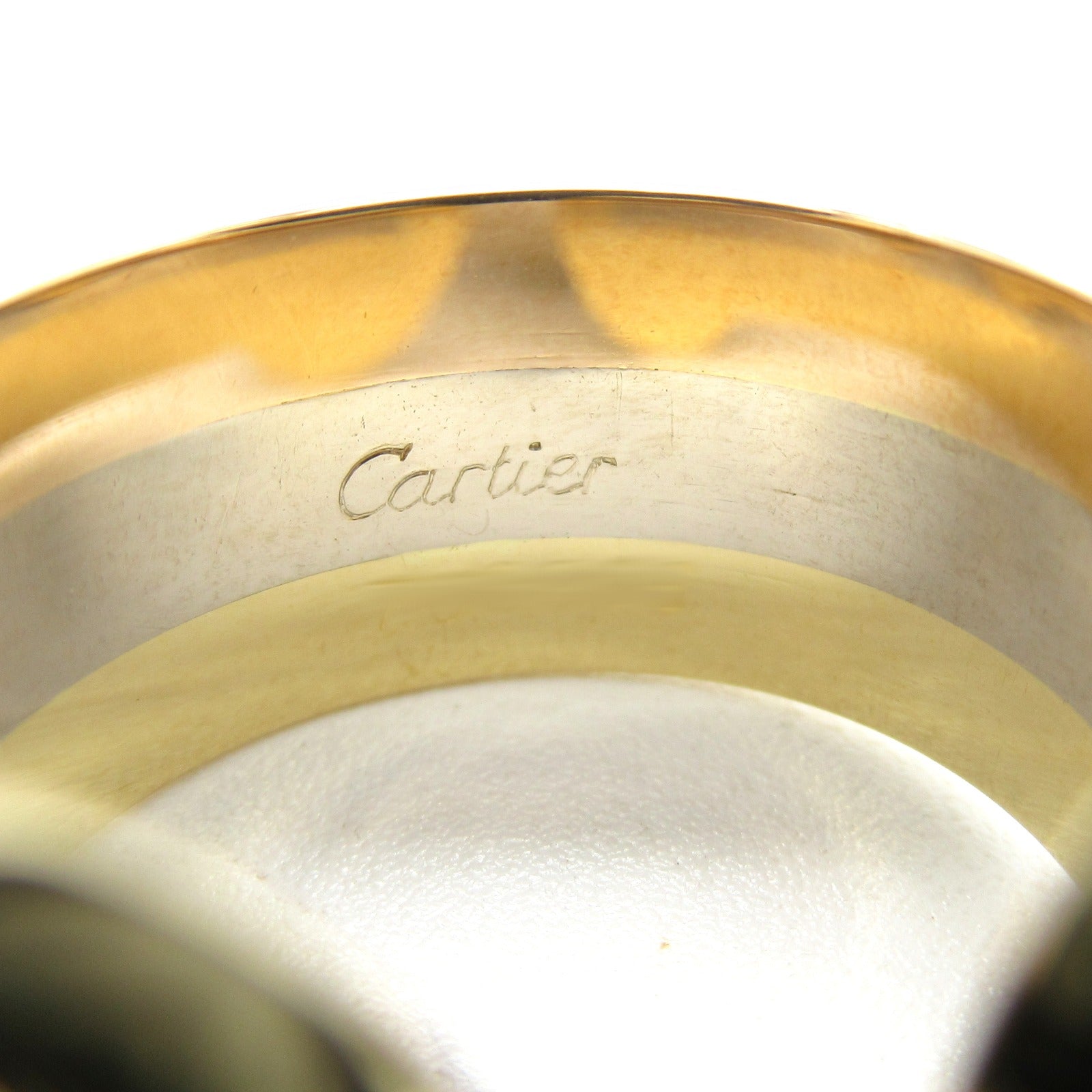 Cartier 18K 2C Ring  Metal Ring in Great Condition