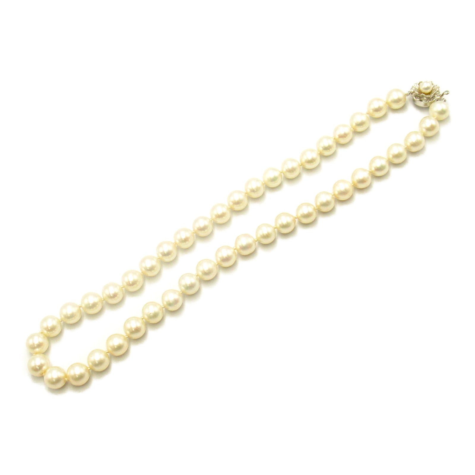 Jewelry Pearl Necklace SV White