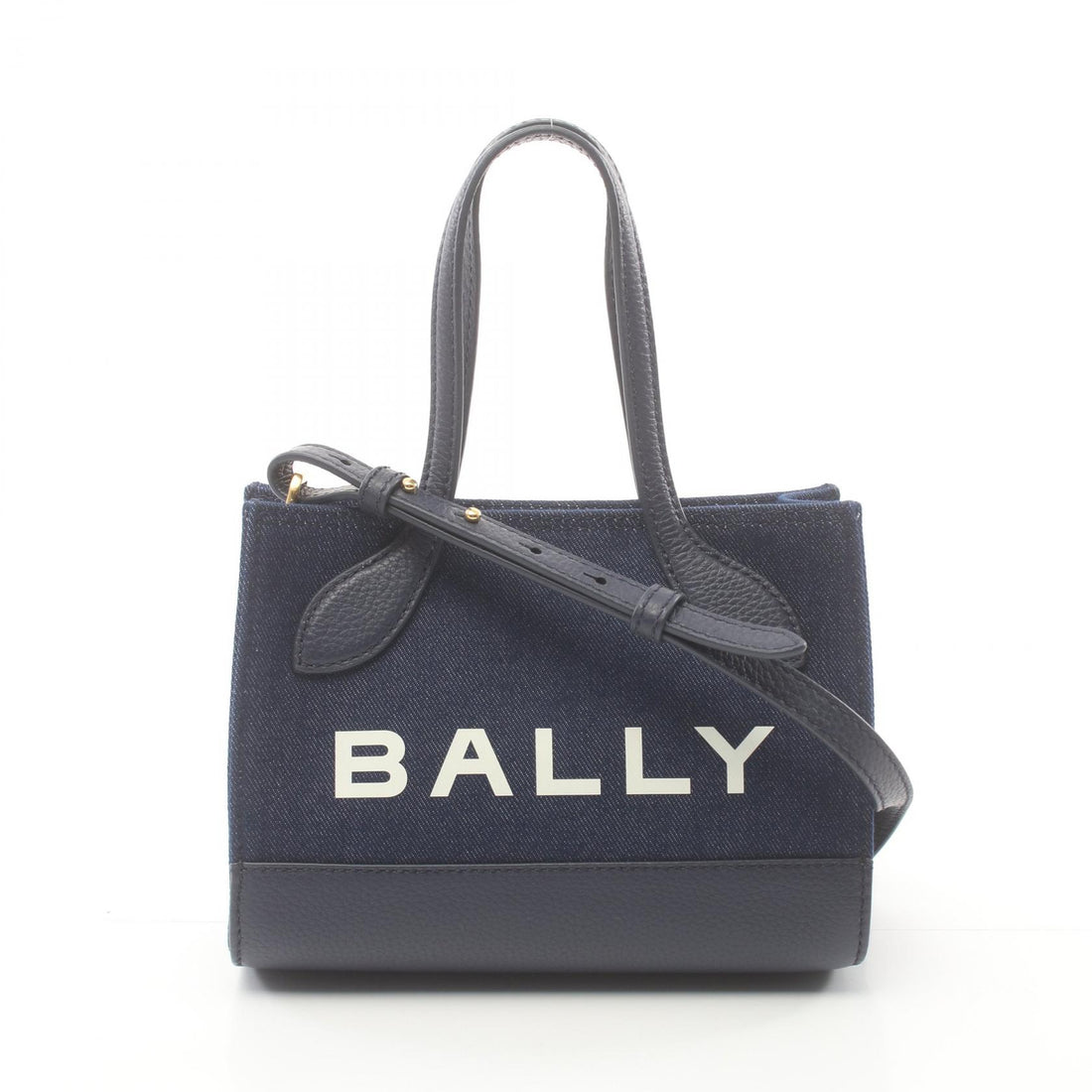 Bally Denim Leather BAR KEEP ON XS Handbag