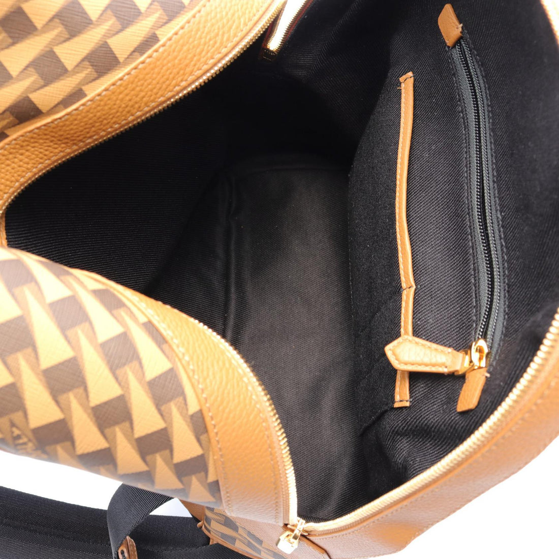 Bally Pennant Backpack PVC Canvas Leather