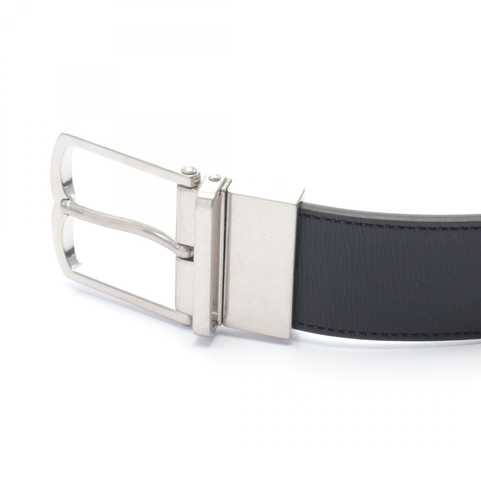 Bally Men's Leather Belt Black 6304552