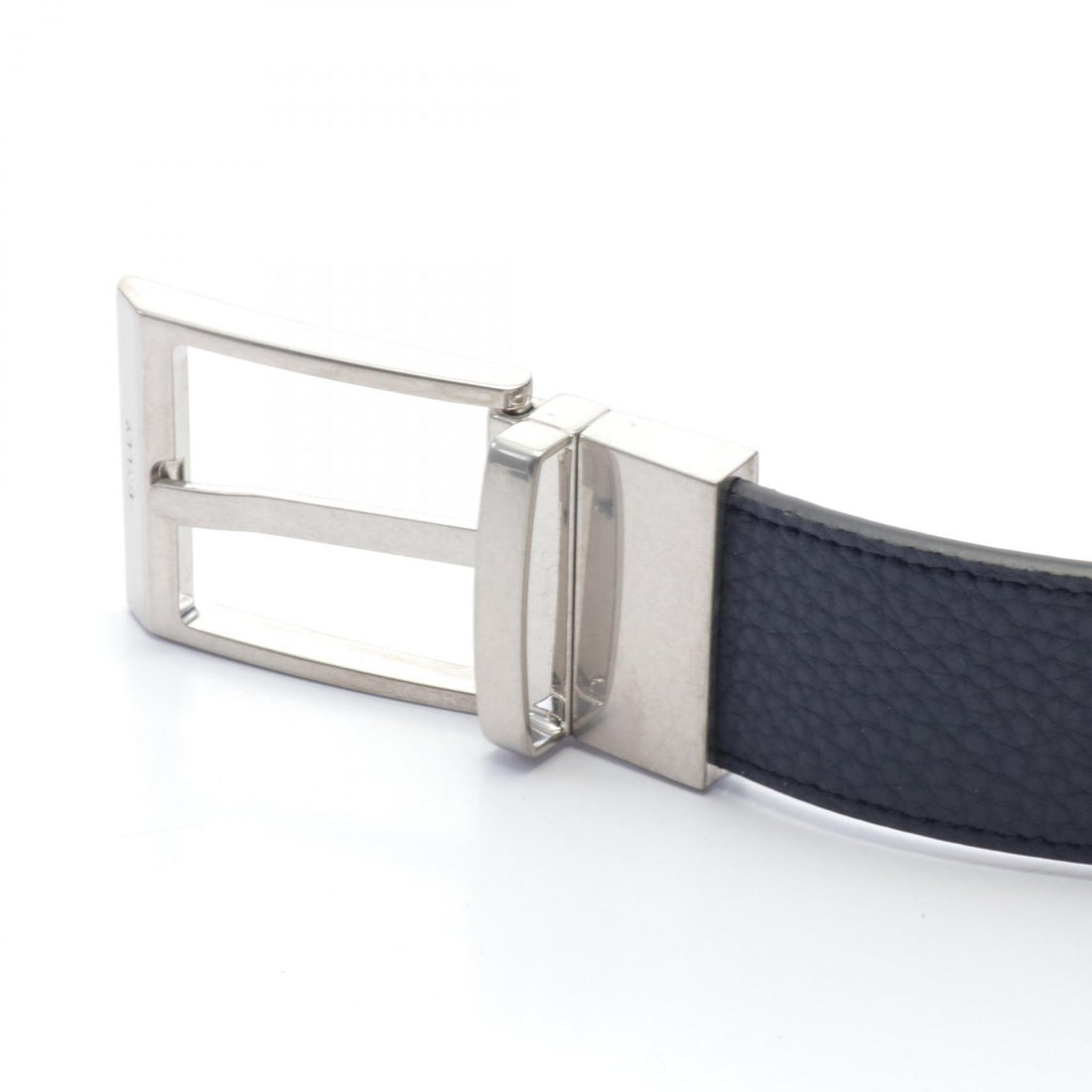 Bally Leather Belt Navy/Black 6304878