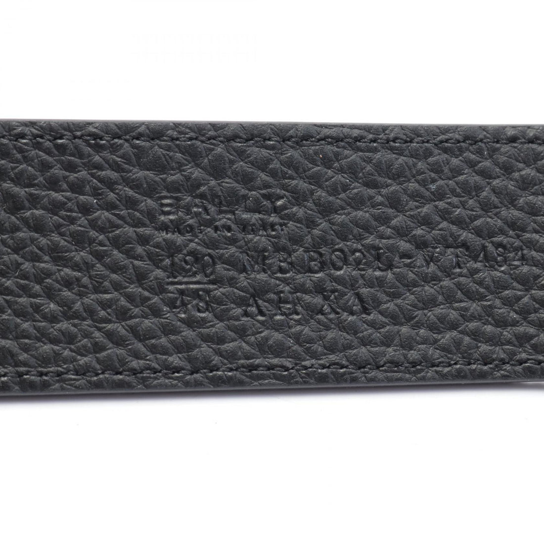 Bally Leather Belt Navy/Black