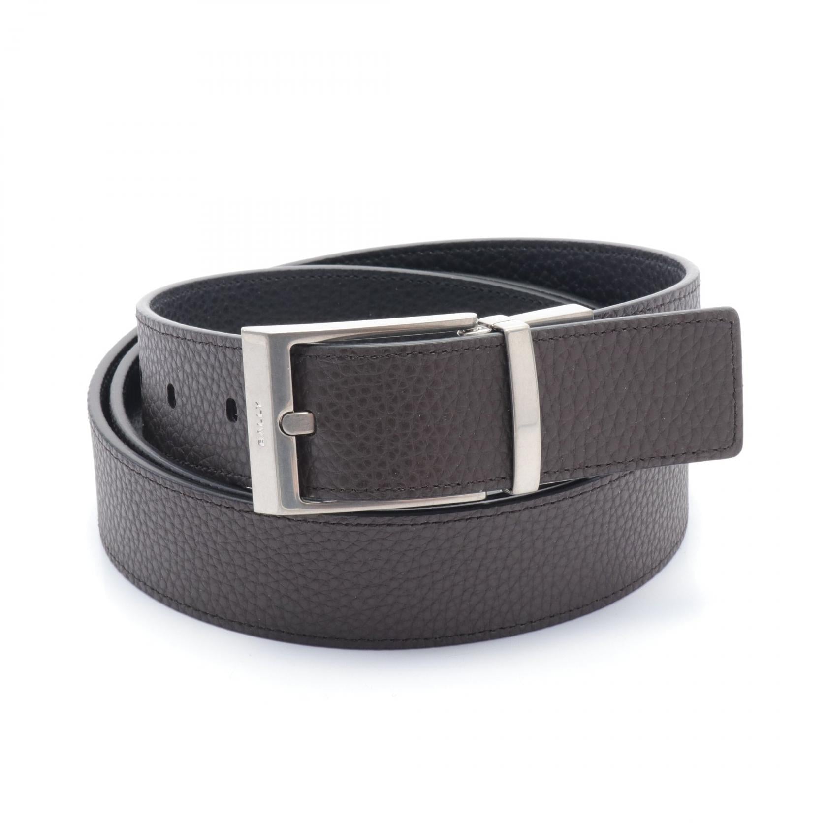 Bally Leather Belt Black/Brown